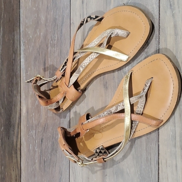 Jessica Simpson Womens Ankle straps sandals shoes sz 9B - Picture 3 of 11